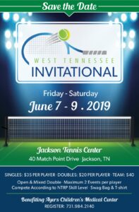 Jackson West TN tennis invitational tournament